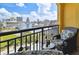 Relaxing balcony with scenic city and water views at 345 Bayshore Blvd # 808, Tampa, FL 33606