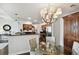 Elegant dining area with chandelier and hardwood floors at 345 Bayshore Blvd # 808, Tampa, FL 33606