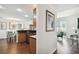 Modern kitchen with granite countertops at 345 Bayshore Blvd # 808, Tampa, FL 33606