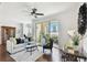 Spacious living room with city views at 345 Bayshore Blvd # 808, Tampa, FL 33606