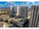 Modern high-rise condo with pool and landscaped courtyard at 450 Knights Run Ave # 407, Tampa, FL 33602