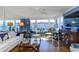 Living room with hardwood floors, and views at 632 Edgewater Dr # 532, Dunedin, FL 34698