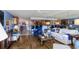 Open living area with kitchen access and water view at 632 Edgewater Dr # 532, Dunedin, FL 34698