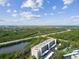 Aerial view of community near waterway at 8198 Terrace Garden N Dr # 403, St Petersburg, FL 33709