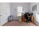 Bright home office features a workspace and built-in storage at 11004 Carnes St, Weeki Wachee, FL 34613