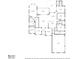 Floor plan showing a 4 bedroom, 3 bath home with large living space at 11004 Carnes St, Weeki Wachee, FL 34613