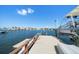 Expansive dock with lift and waterfront views at 18 Winston Dr, Belleair, FL 33756
