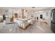 Modern kitchen with expansive island and high-end finishes at 18 Winston Dr, Belleair, FL 33756