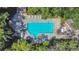 Refreshing community pool with plenty of lounge chairs at 2939 Yucca Ct, Palm Harbor, FL 34684