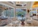 Casual breakfast nook with pool views at 4907 Londonderry Dr, Tampa, FL 33647