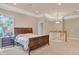 Comfortable bedroom with a large bed and plenty of closet space at 4907 Londonderry Dr, Tampa, FL 33647