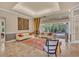 Spacious living room with access to the pool and patio at 4907 Londonderry Dr, Tampa, FL 33647