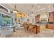 Bright kitchen with breakfast nook and access to backyard at 4907 Londonderry Dr, Tampa, FL 33647