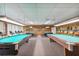 Relaxing billiards room with multiple pool tables at 7625 Sun Island S Dr # 305, South Pasadena, FL 33707