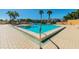 Inviting community pool and spa area at 7625 Sun Island S Dr # 305, South Pasadena, FL 33707