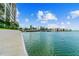 Scenic waterfront view with boat slips at 7625 Sun Island S Dr # 305, South Pasadena, FL 33707