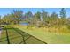 Landscaped backyard with pond and lush vegetation at 8604 Egret Point Ct, Tampa, FL 33647