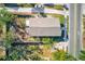 Top-down view of the house showing roof and yard at 2905 E 21St Ave, Tampa, FL 33605