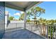Private balcony overlooking the neighborhood at 3829 71St N St, St Petersburg, FL 33709