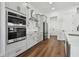 Modern kitchen with gray cabinets and stainless steel appliances at 3829 71St N St, St Petersburg, FL 33709