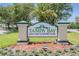 Tampa Bay Golf and Country Club entrance sign at 10230 Old Tampa Bay Dr, San Antonio, FL 33576