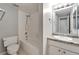 Bathroom with tub, shower, and vanity at 107 Caldwell Dr # 291, Brandon, FL 33510