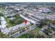 Aerial view showcasing the building's location and proximity to amenities at 107 Caldwell Dr # 291, Brandon, FL 33510