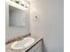 Clean bathroom with granite countertop, updated sink and vanity at 107 Caldwell Dr # 291, Brandon, FL 33510