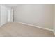 Bright bedroom with neutral walls and carpeting at 11438 Crestlake Village Dr, Riverview, FL 33569