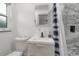 Bathroom with vanity, toilet and shower at 12905 N Oregon Ave, Tampa, FL 33612