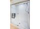 Large walk-in shower with glass enclosure at 14880 Shipwatch Trce # 1915, Largo, FL 33774
