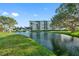 Serene pond with fountain near building at 14880 Shipwatch Trce # 1915, Largo, FL 33774