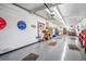 Large workshop area with plenty of storage and workbenches at 37652 New Horizons Blvd, Zephyrhills, FL 33541