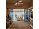 Bright enclosed patio with seating for dining at 4632 Red Maple Rd # 1204, Bradenton, FL 34210