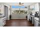 Bright kitchen nook with built-in workspace and view at 4715 Bay Ne St # 223, St Petersburg, FL 33703