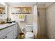 Updated bathroom with a shower/tub combo and granite vanity at 4715 Bay Ne St # 223, St Petersburg, FL 33703
