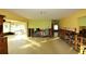 A living room with no drywall shows the bare bones of this space at 552 Trade Winds Dr, Dunedin, FL 34698