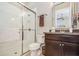 Clean bathroom with shower and vanity at 8191 Gabanna Dr, Sarasota, FL 34231