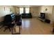 Large living room with plenty of space for furniture at 8906 Windsong Ln, Port Richey, FL 34668