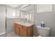 Updated bathroom with vanity and shower at 10306 Chatuge Dr, San Antonio, FL 33576