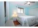 Inviting bedroom with a full bed and plenty of closet space at 1623 Faxton Dr, Sun City Center, FL 33573
