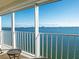 Balcony boasting panoramic water views at 6060 Shore S Blvd # 805, Gulfport, FL 33707