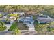 Bird's-eye view of the house and surrounding neighborhood, showing its location and landscaping at 8254 40Th N Ave, St Petersburg, FL 33709