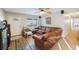Spacious living room with large sectional sofa and carpet at 8254 40Th N Ave, St Petersburg, FL 33709