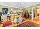 Charming bedroom with hardwood floors and a four-poster bed at 105 Estado Ne Way, St Petersburg, FL 33704