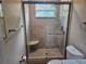 Updated bathroom with a large shower and modern fixtures at 2359 Finlandia Ln # 27, Clearwater, FL 33763