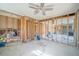 Renovation project showcasing the home's open floor plan and potential at 3306 Holly Springs Dr, Hernando Beach, FL 34607