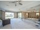 Under renovation home's interior with sliding glass doors at 3306 Holly Springs Dr, Hernando Beach, FL 34607