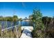 Private dock offering serene waterfront access at 3306 Holly Springs Dr, Hernando Beach, FL 34607