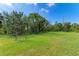 Large grassy backyard with lush vegetation at 397 Doniphan Dr, Port Charlotte, FL 33954